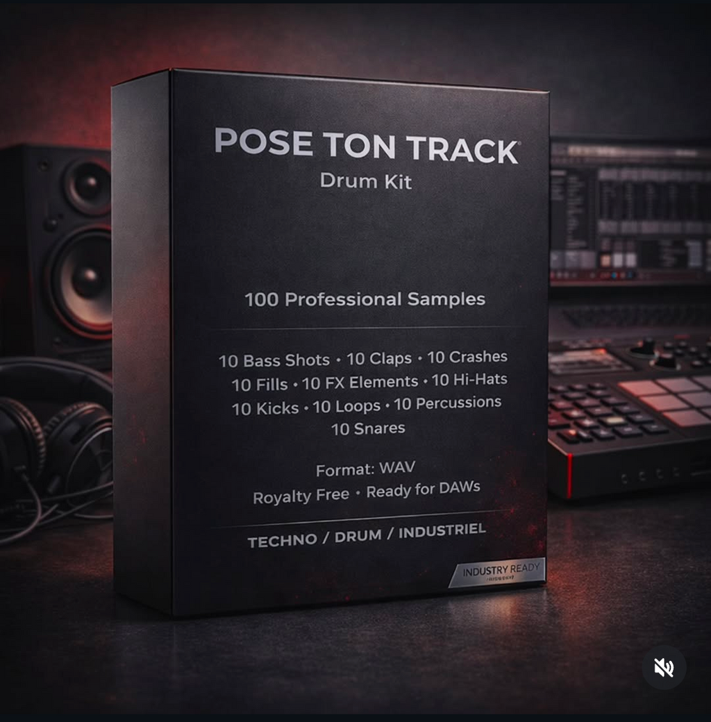 POSE TON TRACK – DRUM KIT(Techno)