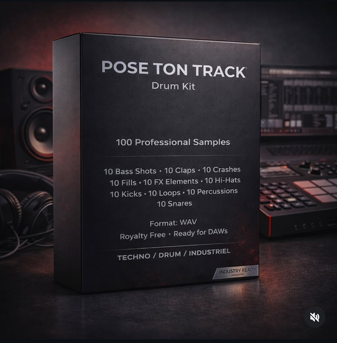 POSE TON TRACK – DRUM KIT(Techno)